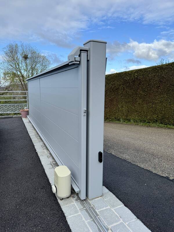 portail coulissant haut de gamme aluminium haute savoie
