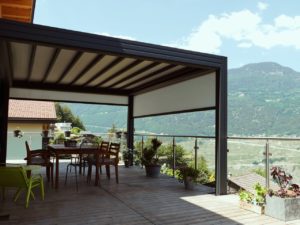 pergola à toile en suisse