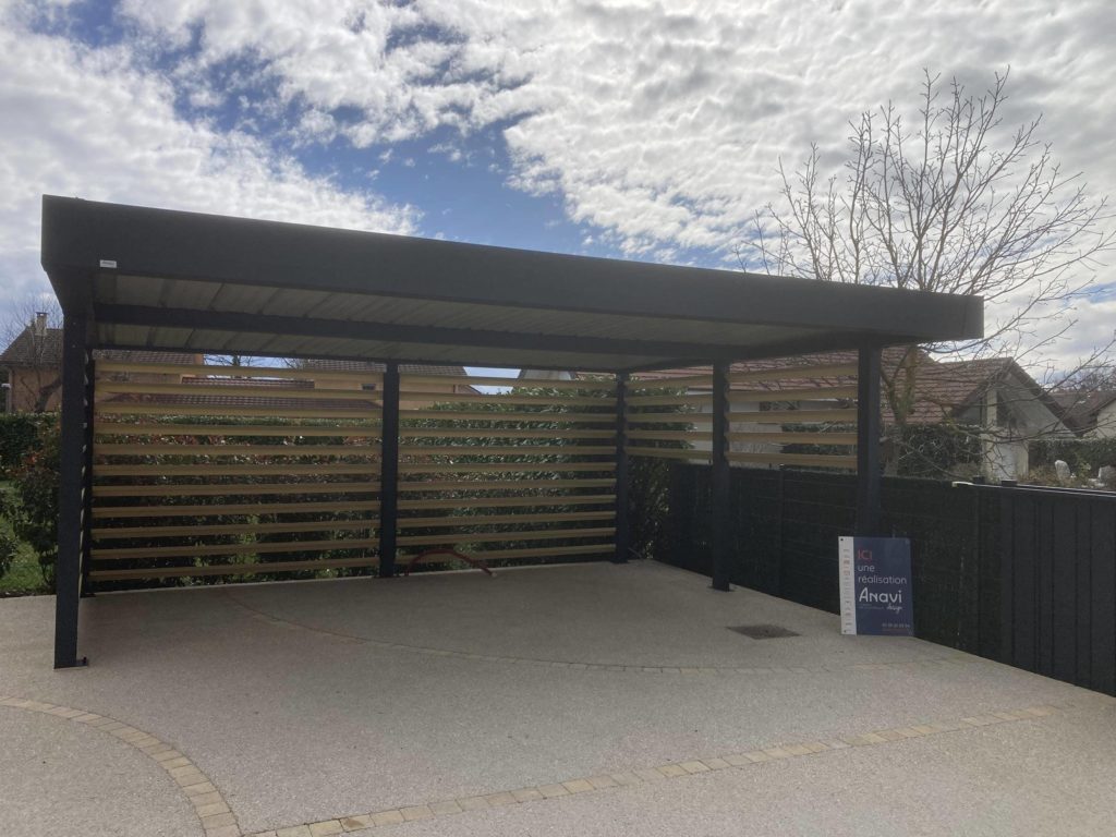 carport autoporte pour 2 voitures prevessin moens