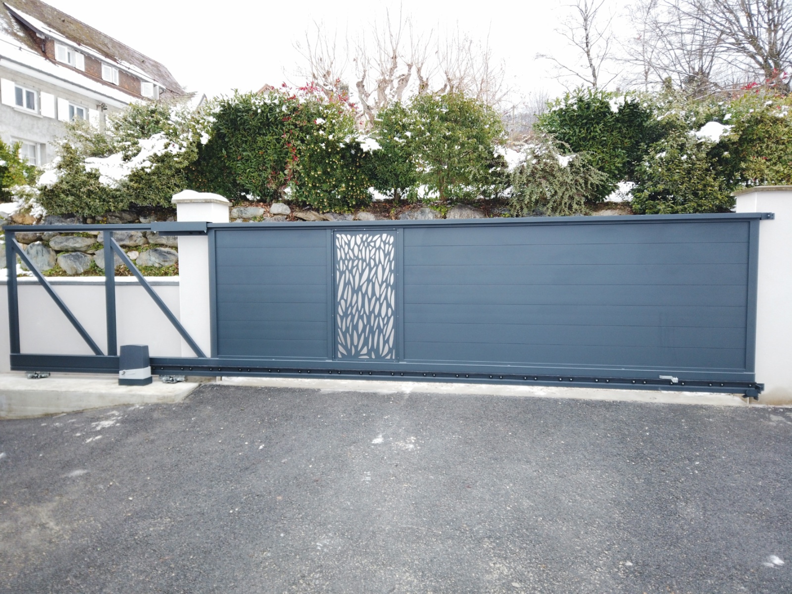 Portail coulissant portail coulissant sur mesure alu grenoble