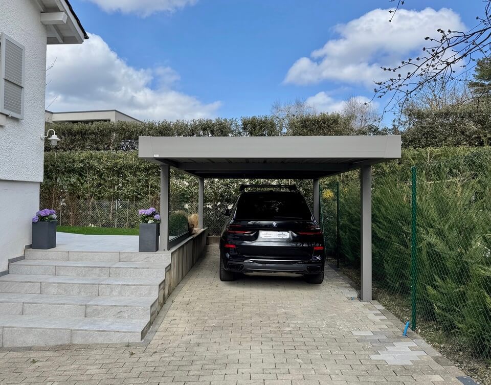carport simple veyrier vue dos
