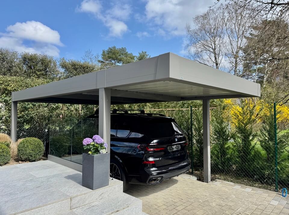 carport simple veyrier vue profil